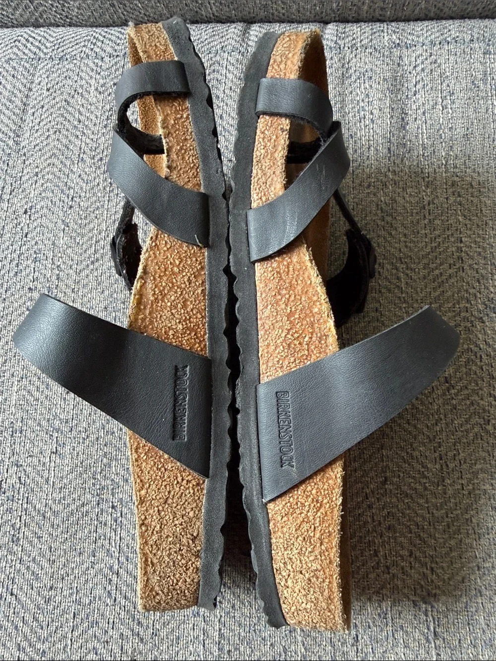 Birkenstock MAYARI Earth Black Leather Sandals Size: 39( L8/M6)